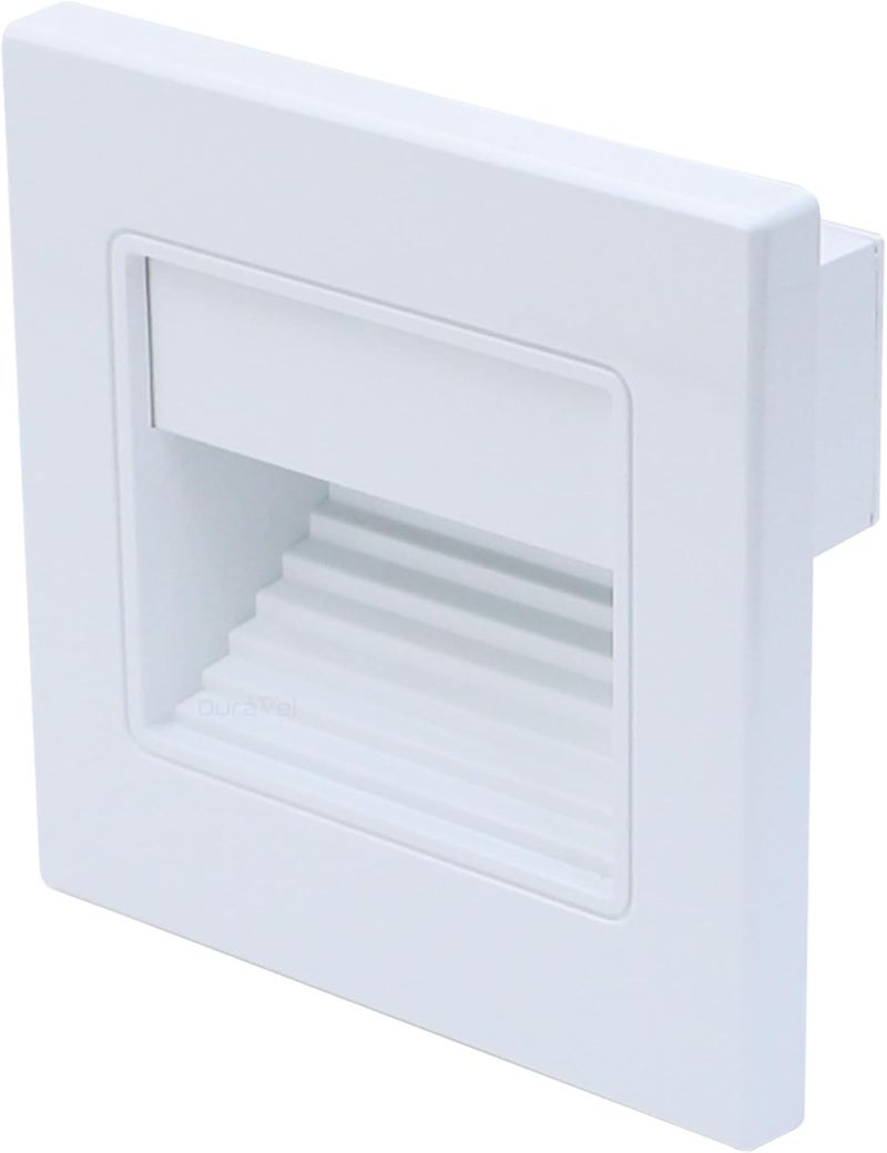 Duravel Step Light LED Recessed Wall Light, 1.5W Warm White, IP44 Waterproof - Image 4